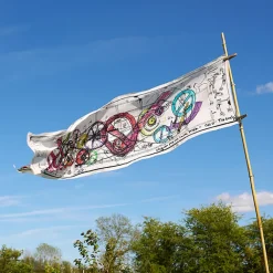 Discount Boutiques de musées Foulard Requiem pour une feuille morte Jean Tinguely 42x140cm