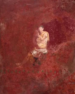 Online Boutiques de musées Fragment de fresque : figure assise, dite « philosophe méditant » (panneaux aluminium)