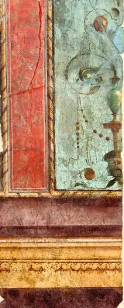 Hot Boutiques de musées Fragment de fresque du Deuxième style (toiles encadrées)