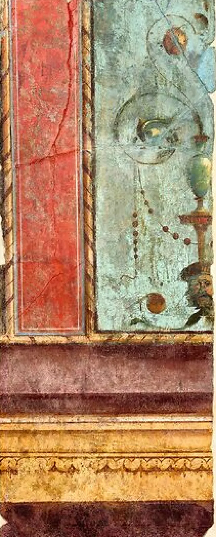 Boutiques de musées Panneaux Aluminium|Panneaux Acryliques-Fragment de fresque du Deuxième style (panneaux aluminium)