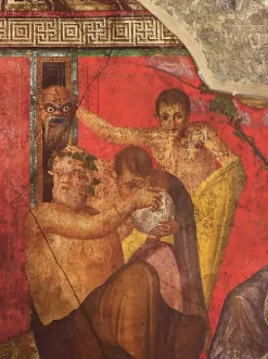 Outlet Boutiques de musées Fresque représentant une scène d'initiation aux mystères de Dionysos (détail) (panneaux aluminium)