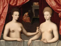 Hot Boutiques de musées Gabrielle d'Estrées et une de ses soeurs (toiles sans cadre)