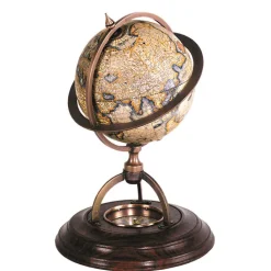 Sale Boutiques de musées Globe Terrestre avec boussole séche sur socle