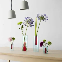 New Boutiques de musées Grand vase réversible Bleu/rouge - Block Design