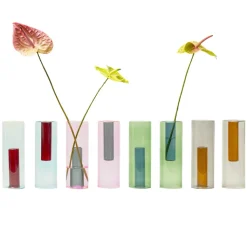 Clearance Boutiques de musées Grand vase réversible Rose/vert - Block Design