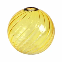Boutiques de musées Design|Art De La Maison-Grand vase spirale Jaune Ø 13 cm