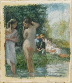 Best Boutiques de musées Groupe de baigneuses au bord de l'eau (toiles encadrées)