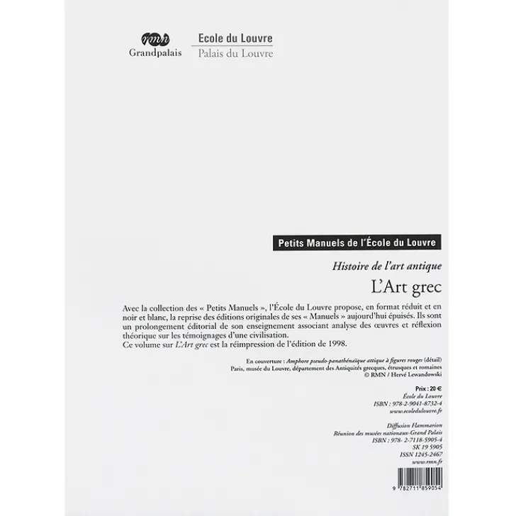 Boutiques de musées Histoire de l'art antique ; L'Art Grec