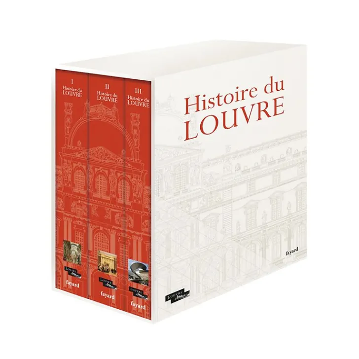 Boutiques de musées Histoire, Géographie Et Sciences|Éditions De Luxe-Histoire du Louvre (3 volumes sous coffret)