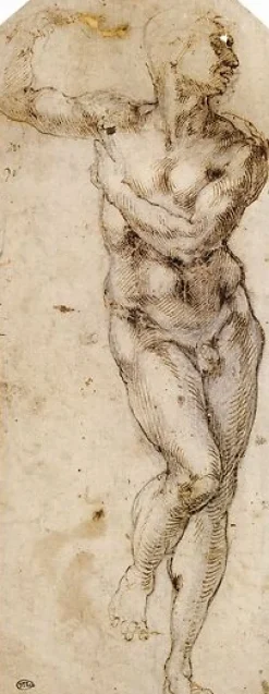 New Boutiques de musées Homme nu, debout, la tête de profil versla droite (détail) (toiles encadrées)