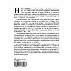 Boutiques de musées Catalogues D'Exposition-Homo faber - 2 millions d'années d'histoire de la pierre taillée - De l'Afrique aux portes de l'Europe - Catalogue d'exposition