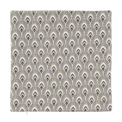 Boutiques de musées Art De La Maison-Housse de coussin Art Nouveau Paon rose - 36 x 36 cm