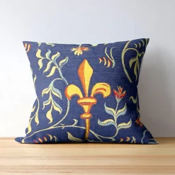 Boutiques de musées Housse de coussin Crosse-Saphir - Jules Pansu - 45 x 45 cm