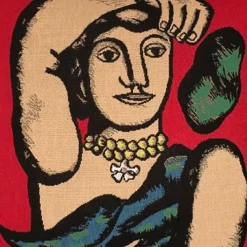 Online Boutiques de musées Housse de coussin Fernand Léger - Litographie Mourlot