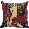Clearance Boutiques de musées Housse de coussin Licorne - 45 x 45 cm - Jules Pansu