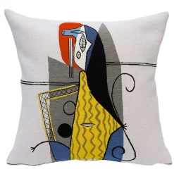 Online Boutiques de musées Housse de coussin Picasso Femme dans un fauteuil