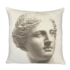 Boutiques de musées Art De La Maison-Housse de coussin Vénus de Milo - Blanc - Pansu