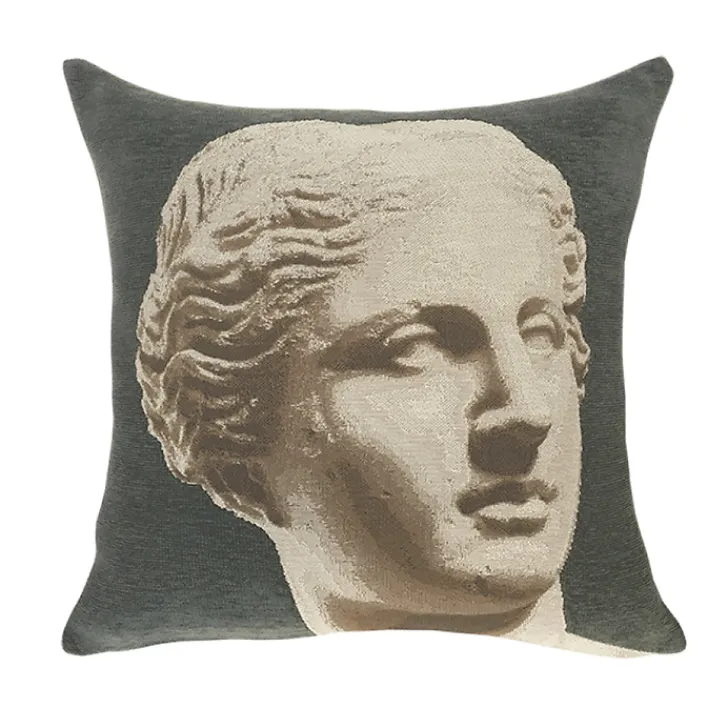 Boutiques de musées Art De La Maison-Housse de coussin Vénus de Milo - Gris - Pansu