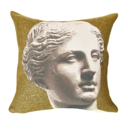 Boutiques de musées Art De La Maison-Housse de coussin Vénus de Milo - Or - Pansu