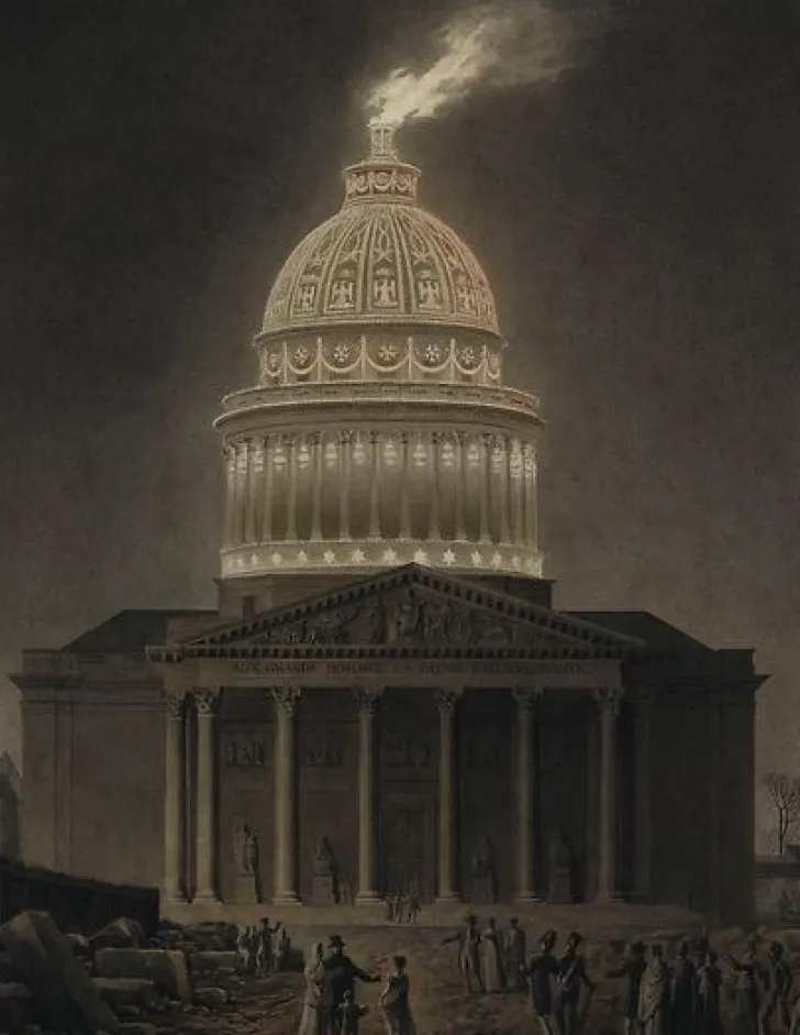 Boutiques de musées Illumination du Panthéon (panneaux aluminium)