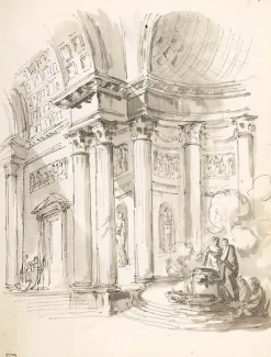 Online Boutiques de musées Intérieur de basilique animé (affiches d'art encadrées)