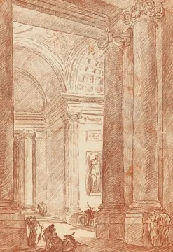 Boutiques de musées Panneaux Aluminium|Toiles Sur Châssis-Intérieur de Saint-Pierre de Rome (panneaux aluminium)