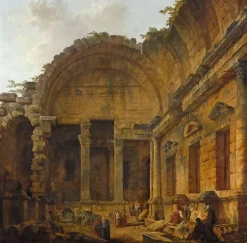 Boutiques de musées Intérieur du temple de Diane (panneaux acryliques)
