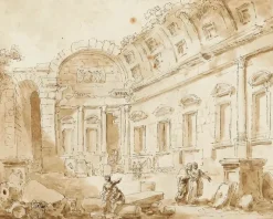 New Boutiques de musées Intérieur du temple de Diane (panneaux acryliques)