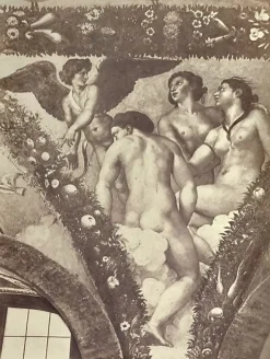 Boutiques de musées Panneaux Aluminium|Panneaux Acryliques-Italie, Rome: Villa Farnesina, pendentif de la loggia de Psyché 'l'Amour et les grâces' (panneaux aluminium)