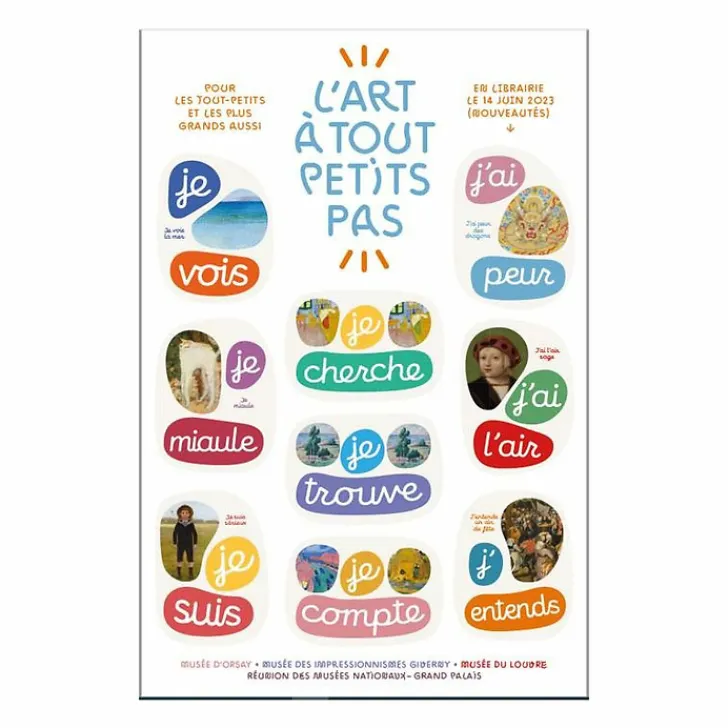 Boutiques de musées Livres Jeunesse-J'ai l'air, L'art à tout petits pas - Musée du Louvre