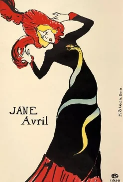 Sale Boutiques de musées Jane Avril (avec la robe au serpent) (toiles encadrées)