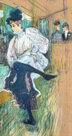 Boutiques de musées Toiles Encadrées|Toiles Sur Châssis-Jane Avril dansant, vers 1892 (toiles encadrées)