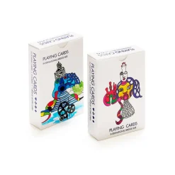 New Boutiques de musées Jeu de 52 cartes Niki de Saint Phalle Bleu