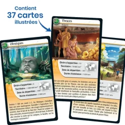 Boutiques de musées Jeu de cartes Défis Nature - Civilisations disparues - Bioviva