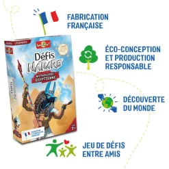 Boutiques de musées Jeux-Jeu de cartes Défis nature - Mythologie égyptienne - Bioviva