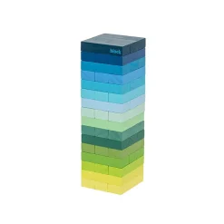 Boutiques de musées Jeux-Jeu Tour à empiler - Ton froid dégradé - Block Design