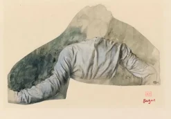 Boutiques de musées Panneaux Acryliques|Toiles Sur Châssis-Jeune femme en buste vue de dos, étude pour Sémiramis construisant Babylone (panneaux acryliques)