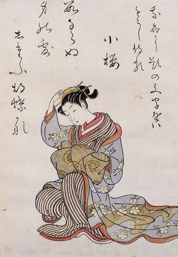 Outlet Boutiques de musées Jeune femme se fixant un peigne dans les cheveux (panneaux aluminium)