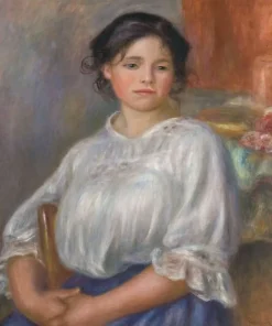 Boutiques de musées Affiches D'Art|Toiles Sans Cadre-Jeune fille assise (affiches d'art)