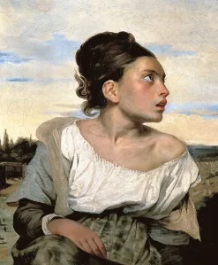 Hot Boutiques de musées Jeune orpheline au cimetière (toiles sans cadre)