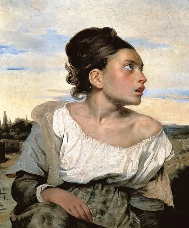 Hot Boutiques de musées Jeune orpheline au cimetière (toiles sans cadre)