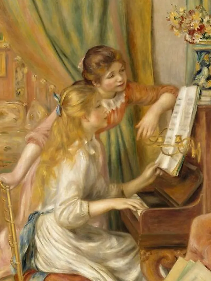 Outlet Boutiques de musées Jeunes filles au piano (panneaux aluminium)
