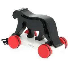Outlet Boutiques de musées Jouet à traîner Panthère noire - François Pompon - Pompon Toys