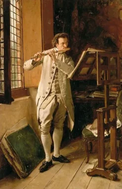 Boutiques de musées Affiches D'Art Encadrées-Joueur de flûte (affiches d'art encadrées)