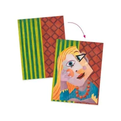 Online Boutiques de musées Kit Collages et stickers inspirés par Pablo Picasso - Djeco