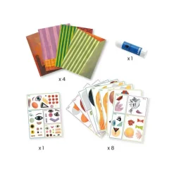 Online Boutiques de musées Kit Collages et stickers inspirés par Pablo Picasso - Djeco