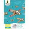 Boutiques de musées Loisirs Créatifs-Kit créatif 6 avions à construire + Stickers