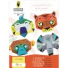 Discount Boutiques de musées Kit créatif 4 masques de la jungle 3D à colorier