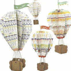 Discount Boutiques de musées Kit créatif 4 Montgolfières + 4 nuages à créer