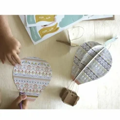 Discount Boutiques de musées Kit créatif 4 Montgolfières + 4 nuages à créer